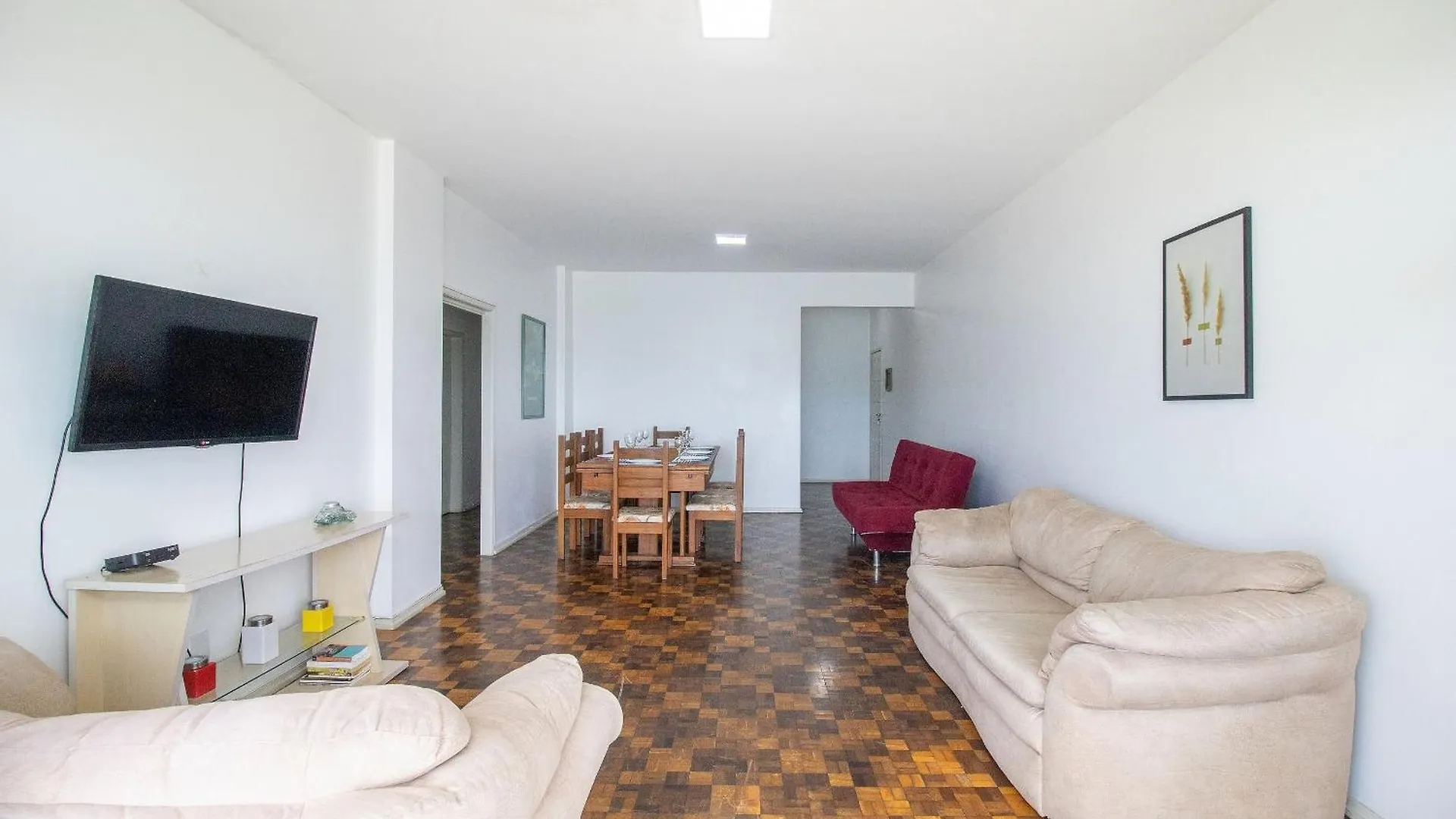 Pkn132 - Amplo, Frente Mar, Sacada, 3 Dorm Lägenhet Balneário Camboriú