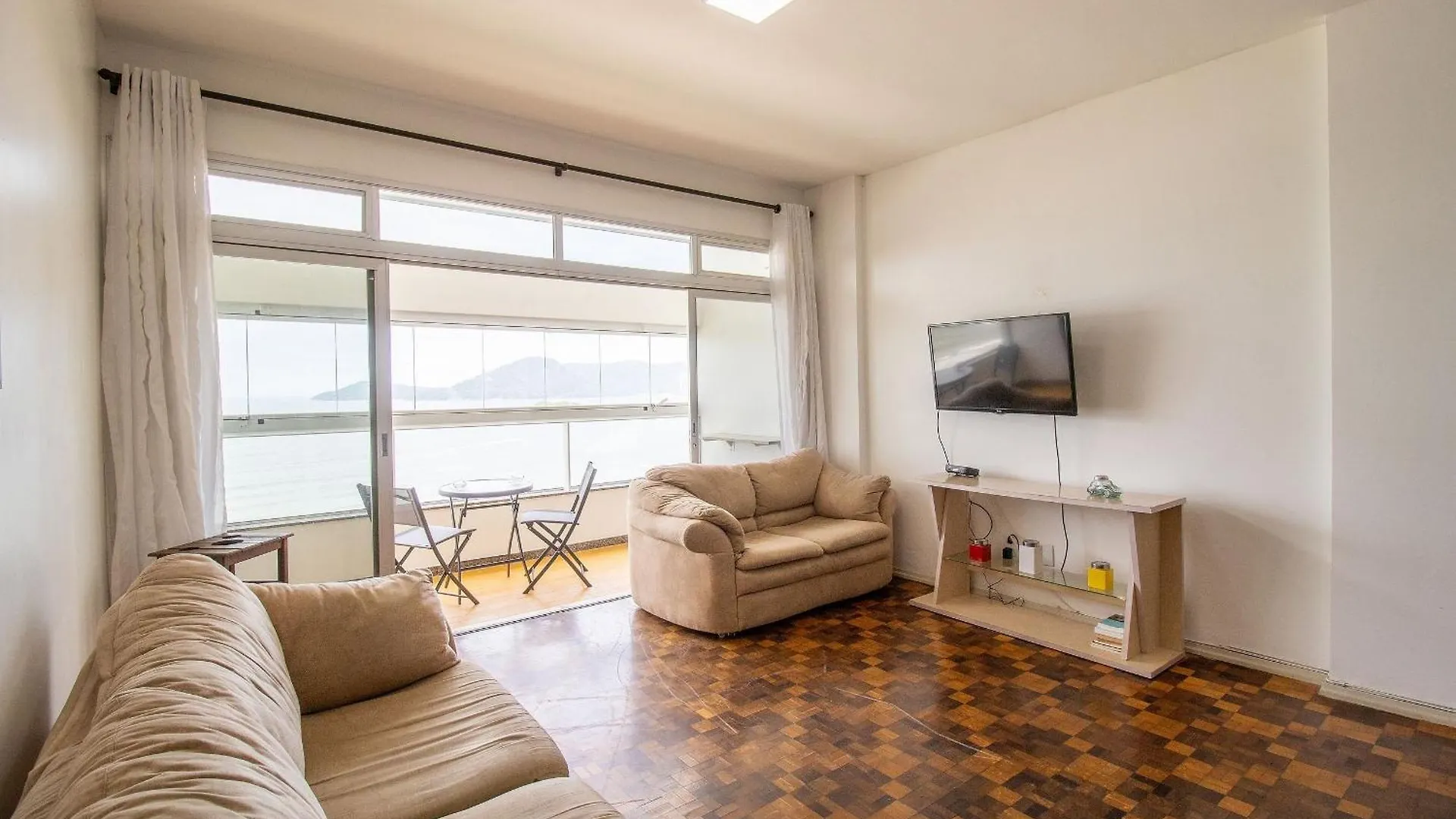 Pkn132 - Amplo, Frente Mar, Sacada, 3 Dorm Lägenhet Balneário Camboriú