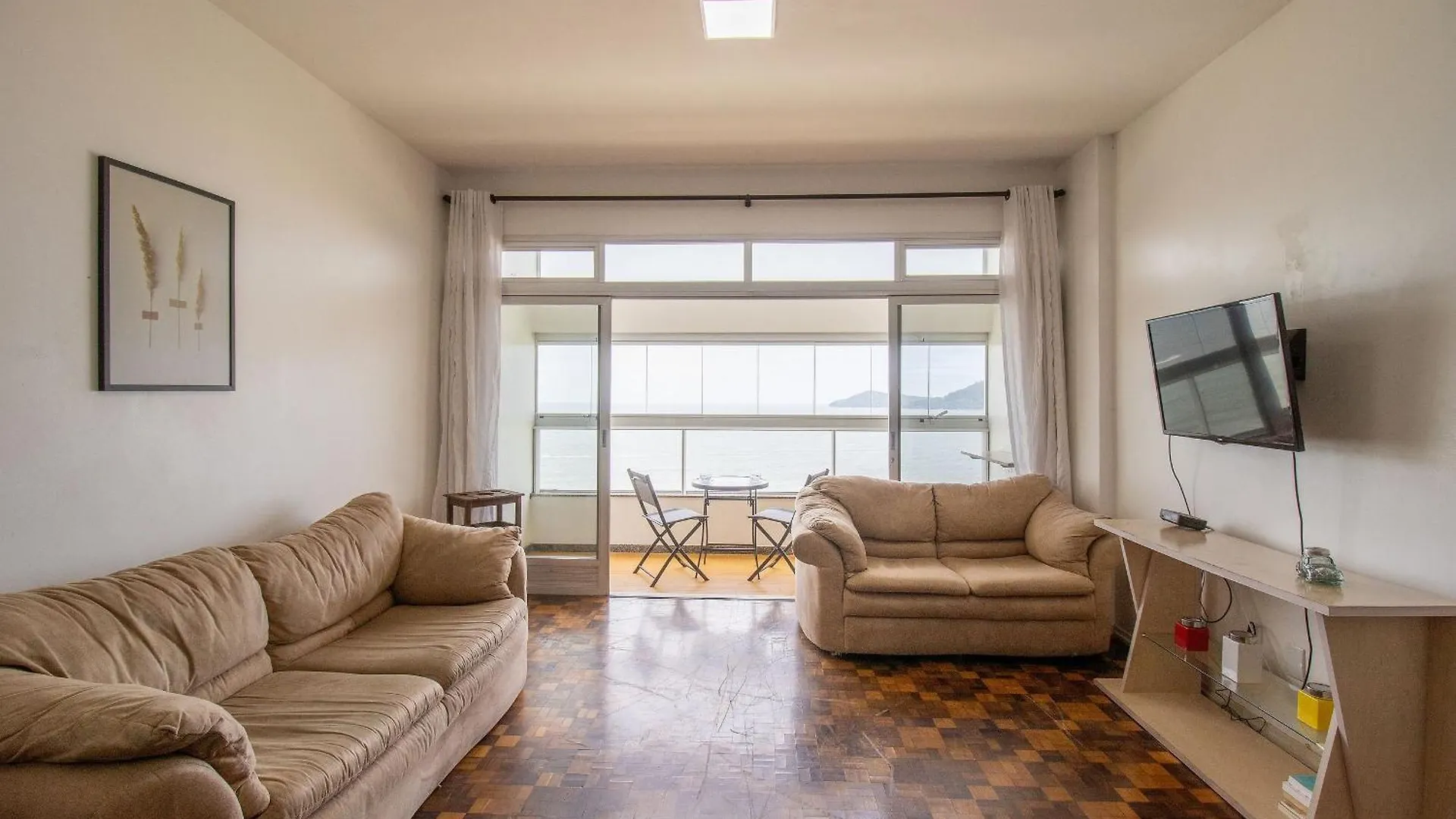 Pkn132 - Amplo, Frente Mar, Sacada, 3 Dorm Lägenhet Balneário Camboriú