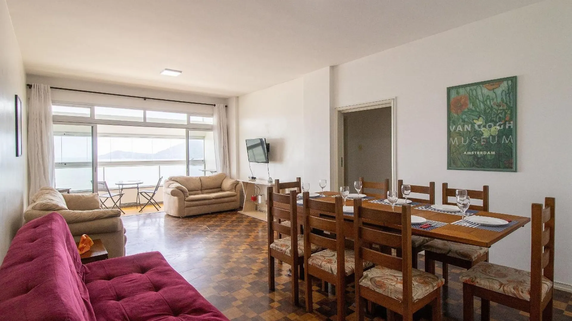 Pkn132 - Amplo, Frente Mar, Sacada, 3 Dorm Lägenhet Balneário Camboriú Brasilien